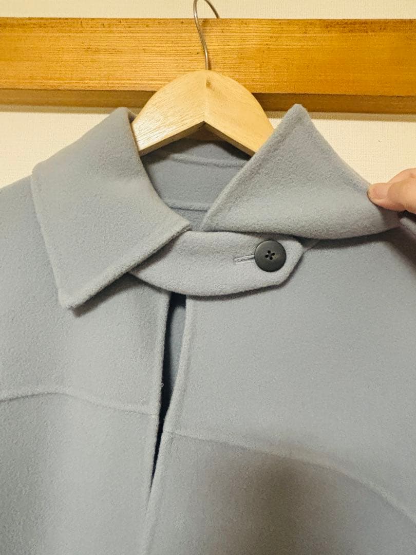 Mila Owen ミラオーウェン　ビッグカラーケープコート