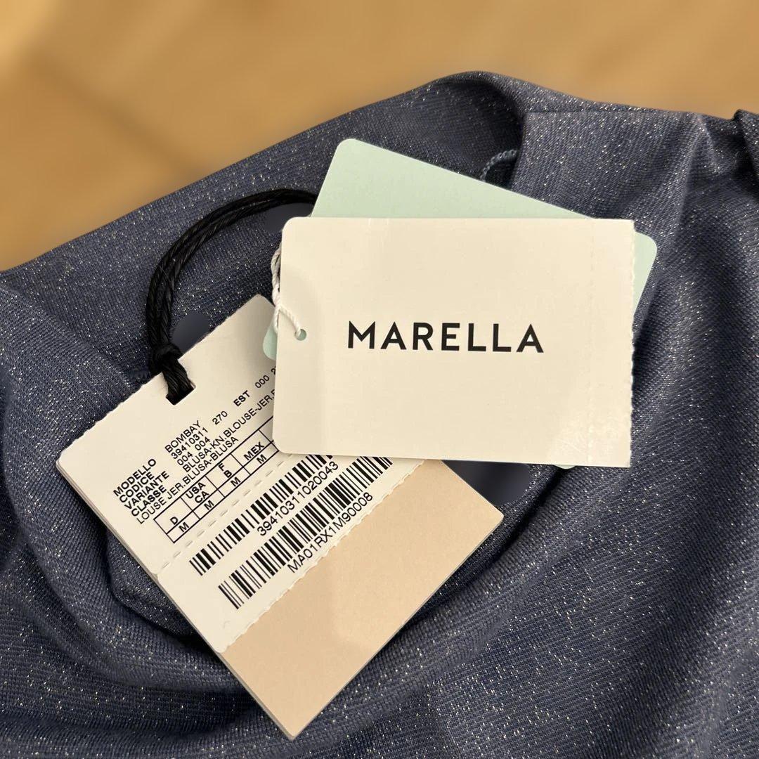 MARELLA マレーラ セットアップ 新品未使用タグ付き 淡ブルーラメ