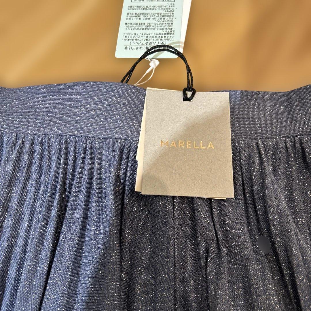 MARELLA マレーラ セットアップ 新品未使用タグ付き 淡ブルーラメ