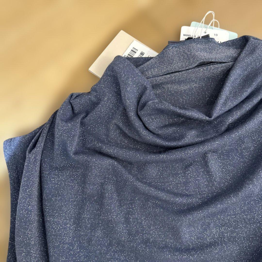 MARELLA マレーラ セットアップ 新品未使用タグ付き 淡ブルーラメ