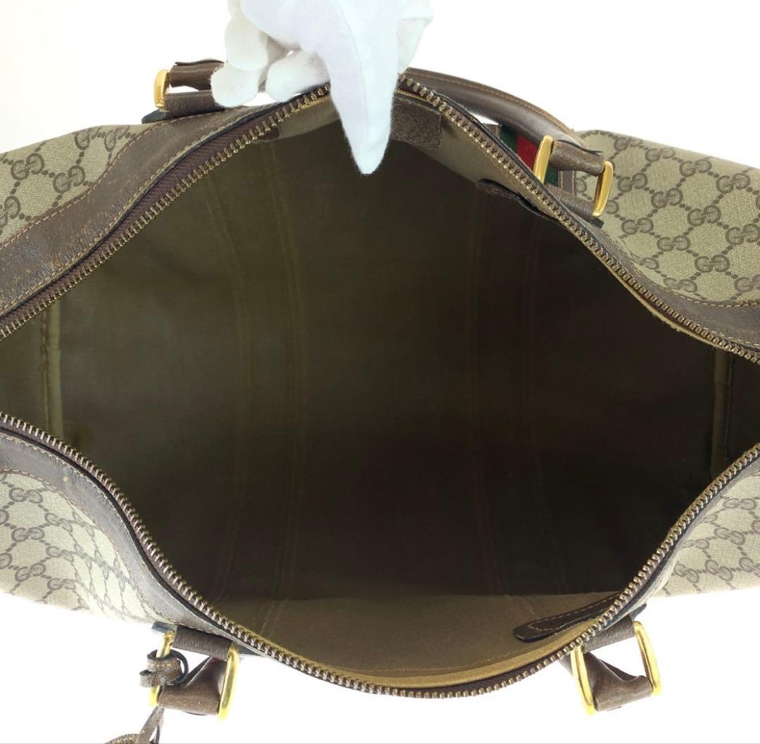 Gucci GGキャンバス ボストンバッグ中古品　保証書なし