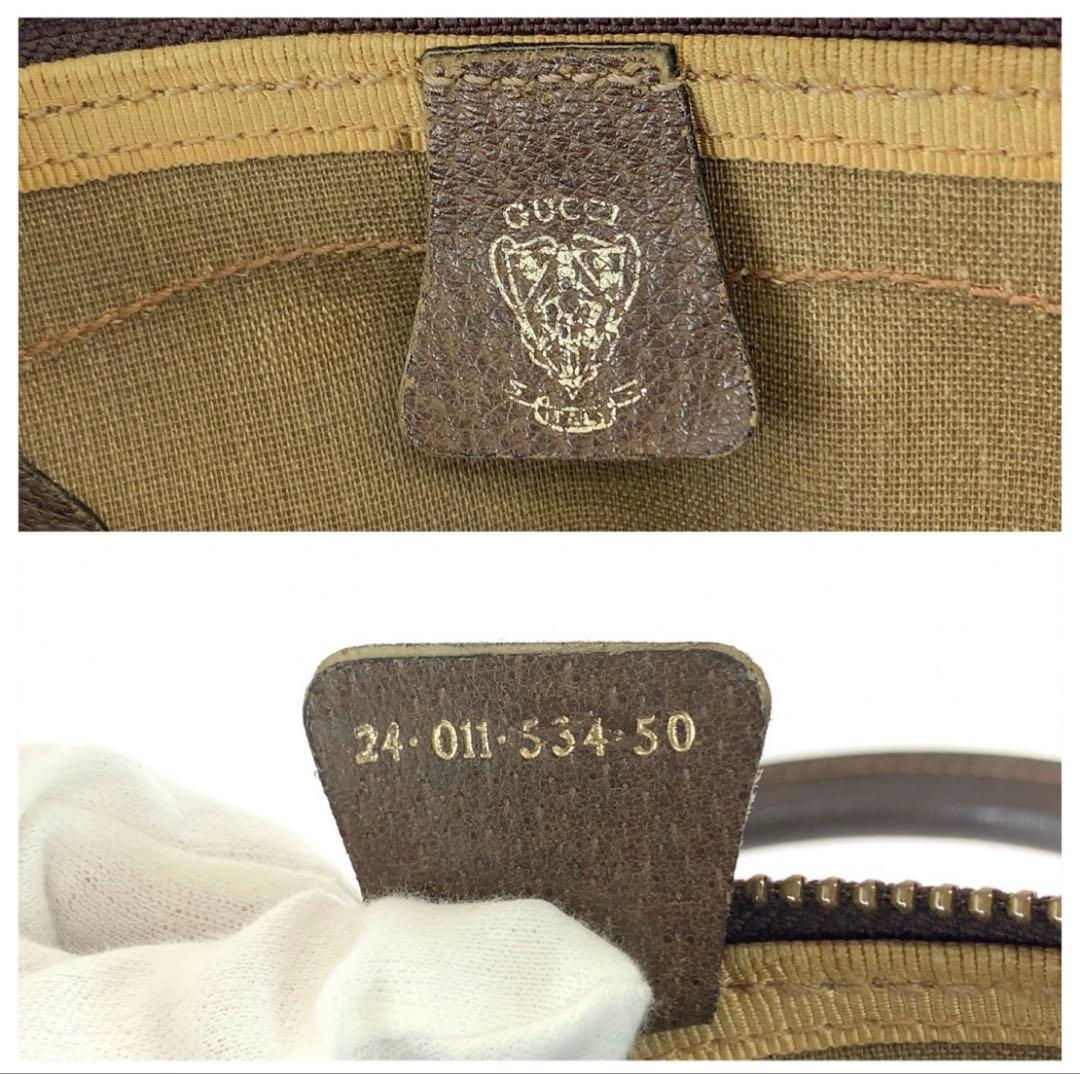 Gucci GGキャンバス ボストンバッグ中古品　保証書なし