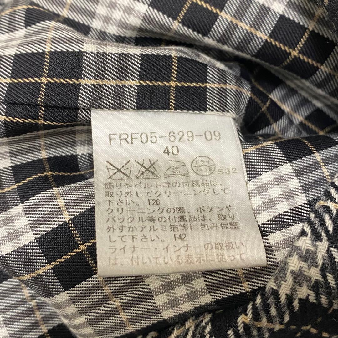 【BURBERRY BLUE LABEL】 トレンチコート ライナー付き 黒