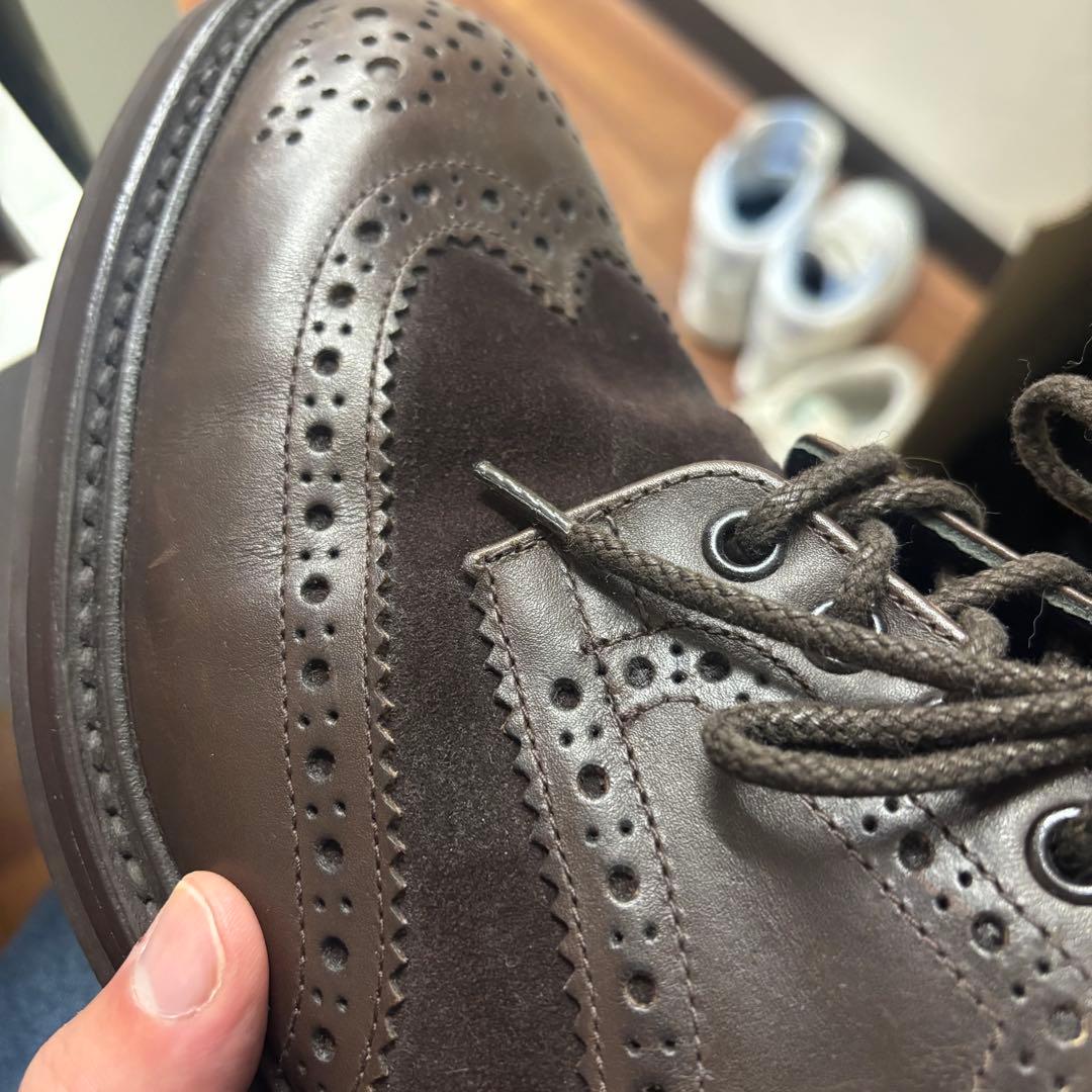 Tricker's トリッカーズ　keswick ダークブラウン ウィングチップ