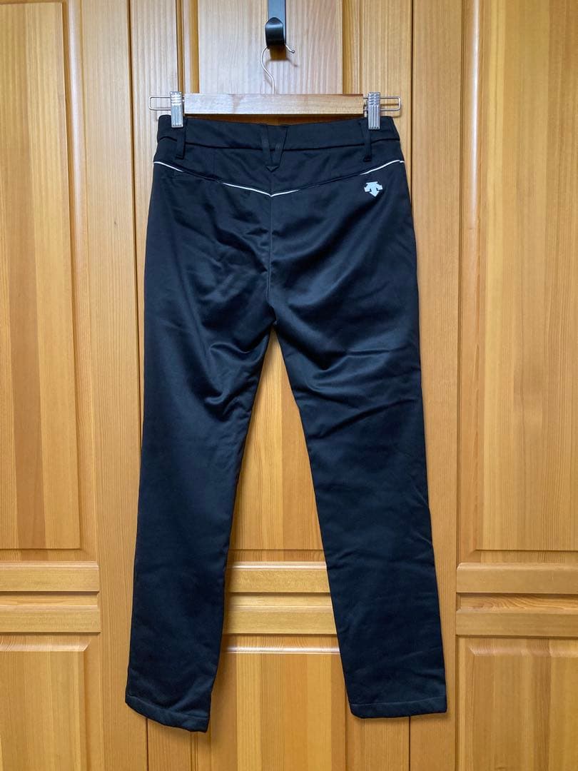 美品 DESCENTE デサントゴルフ ボンディングパンツ 58 SS 黒