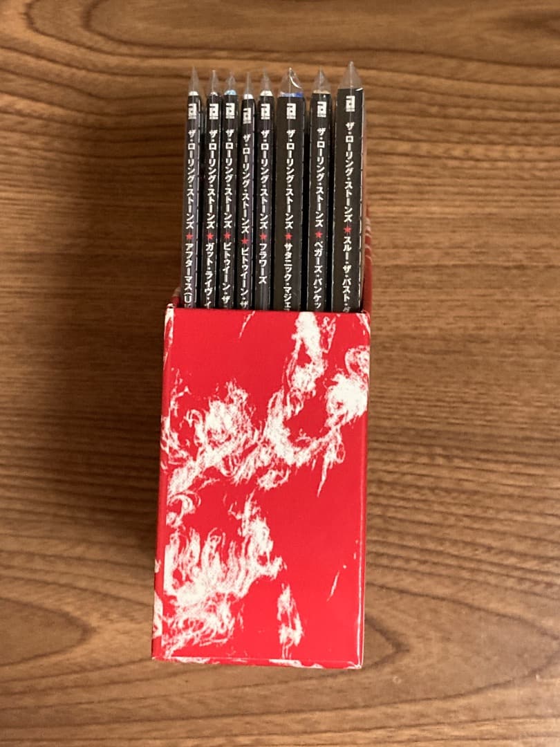 レア！DU特典BOXミニチュア帯付きローリング・ストーンズ紙ジャケCD8枚セット