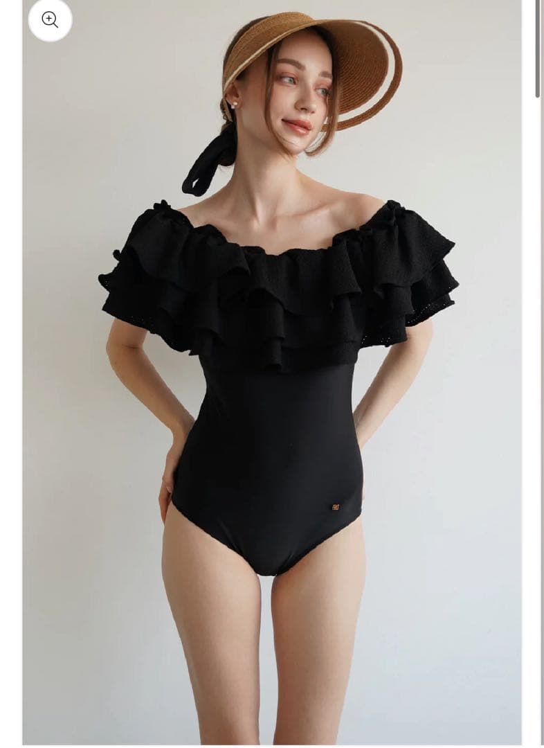 acka ruffle volume swimwear 新品