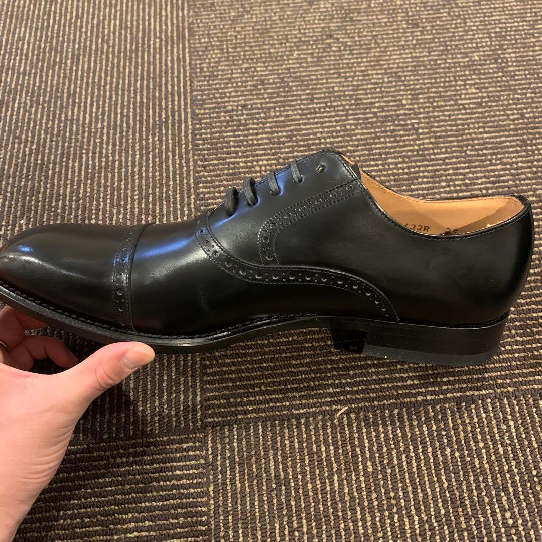 新品 REGAL リーガル ビジネスシューズ/122R/ストレートチップ/黒