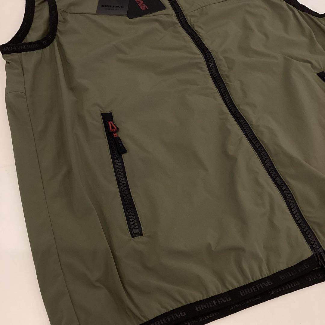 新品　BRIEFING　正規品　MENS WIND VEST オリーブM