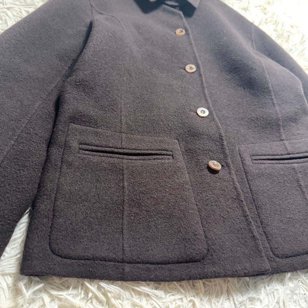 【アンゴラ100%】オールドイングランド　ショートリバーコート　ダブルフェイス