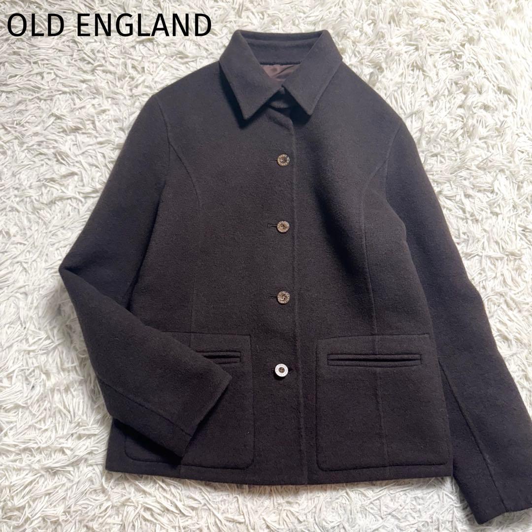 【アンゴラ100%】オールドイングランド　ショートリバーコート　ダブルフェイス