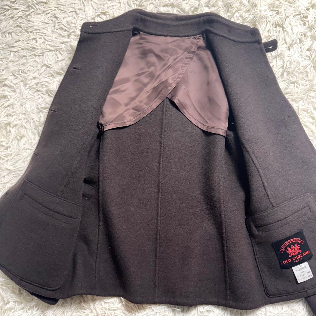 【アンゴラ100%】オールドイングランド　ショートリバーコート　ダブルフェイス