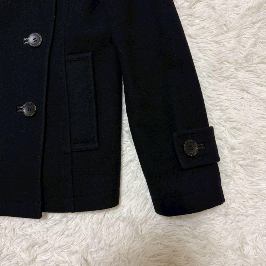 極美品/アンゴラ✨バーバリーロンドン ピーコート ノバチェック ファー 2way