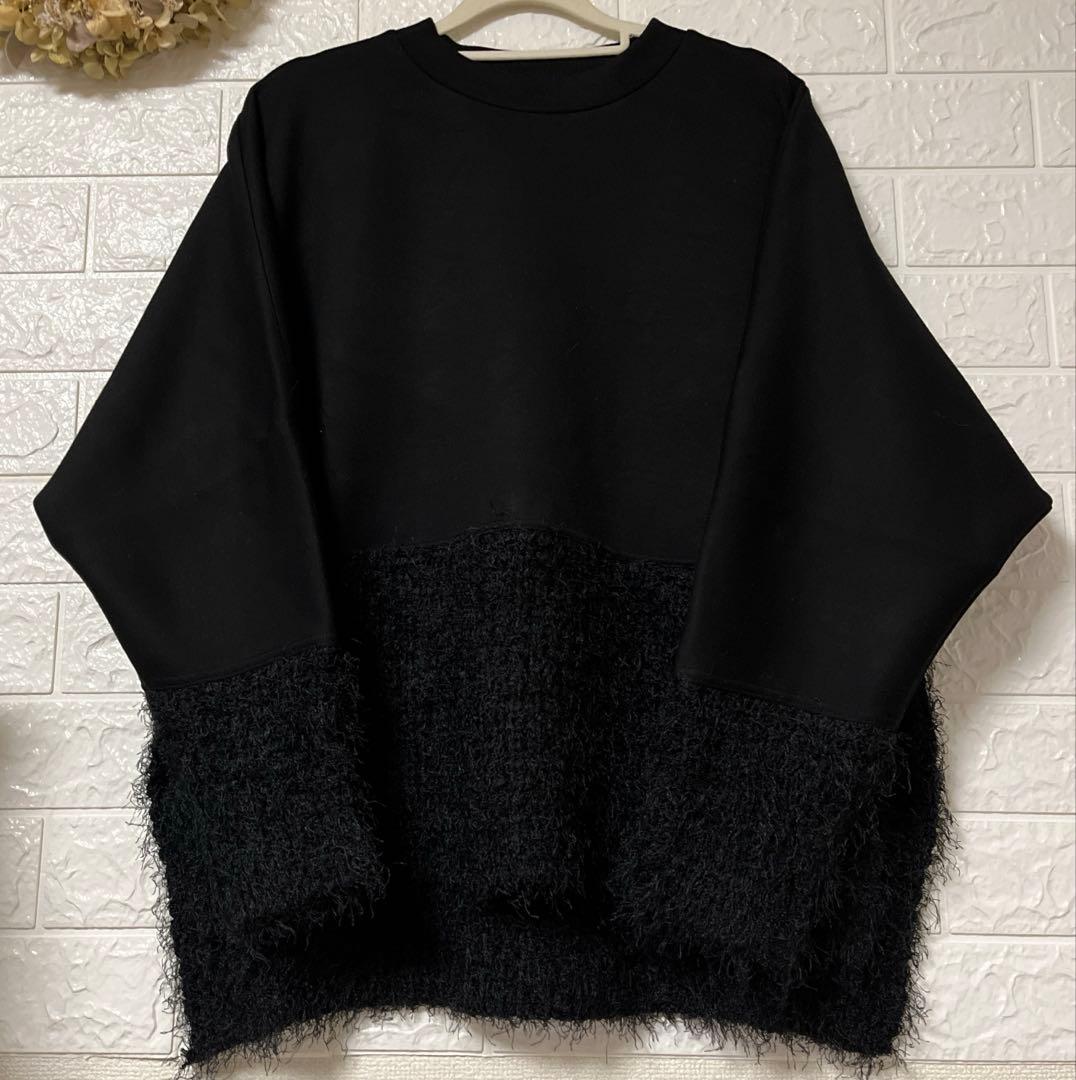 BEARDSLEY ファンシーニットコンビプルオーバー ガリャルダガランテ