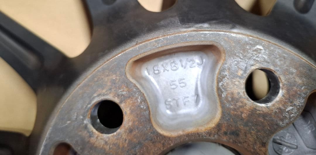 【美品】スバル WRX STI 純正OP 18インチ 8.5J ホイール 4本