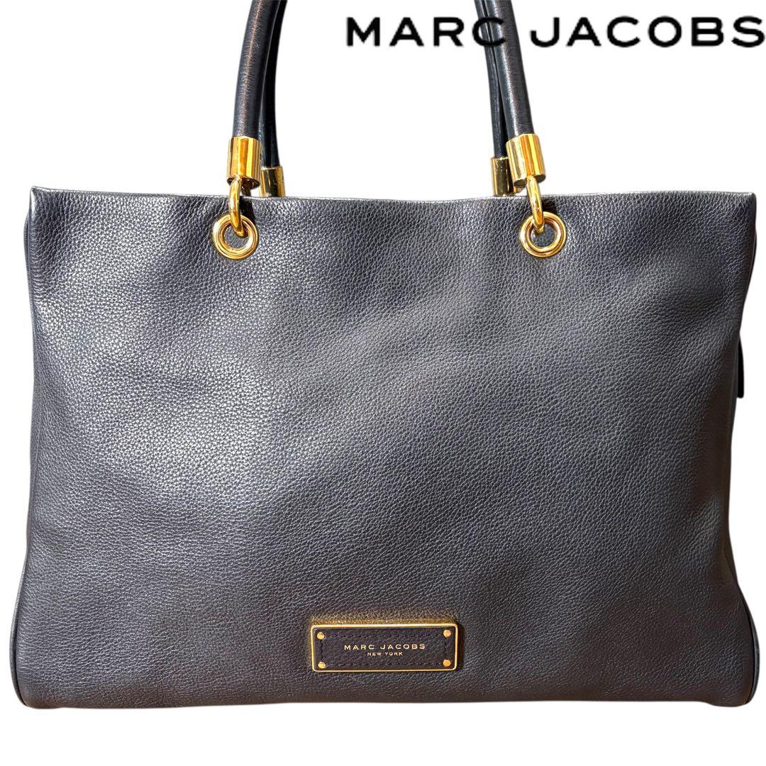 ✳︎極美品✳︎マークジェイコブス トートバッグ　レザー シボ革 A4可