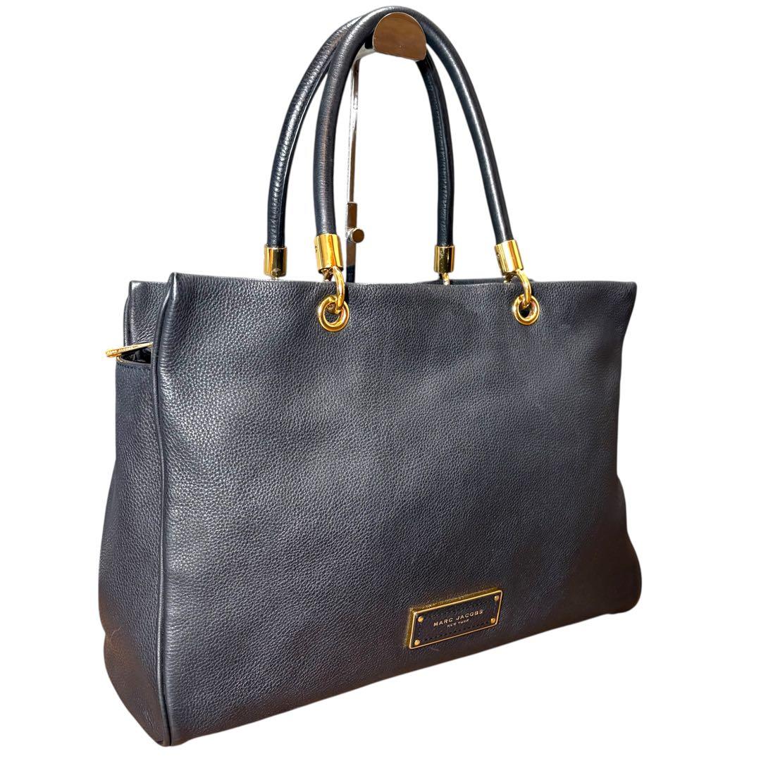 ✳︎極美品✳︎マークジェイコブス トートバッグ　レザー シボ革 A4可
