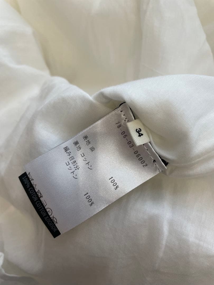 choco☆♡ イザベルマラン　リネン　ワンピース　白　レース