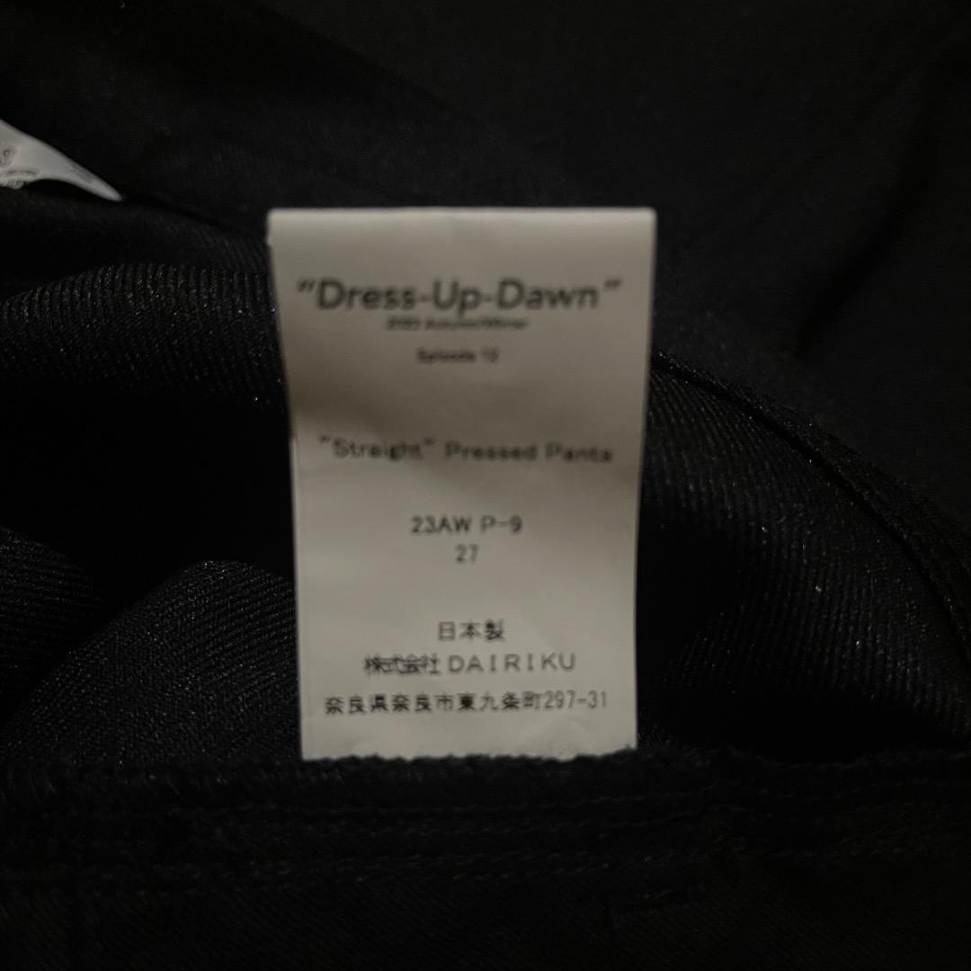 パンツ Dairiku Straight Pressed Pants