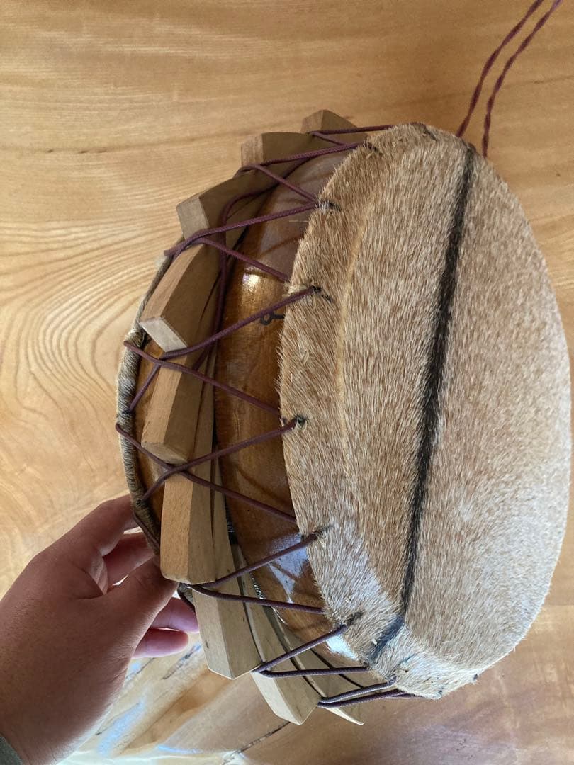 牛皮　島太鼓　9寸