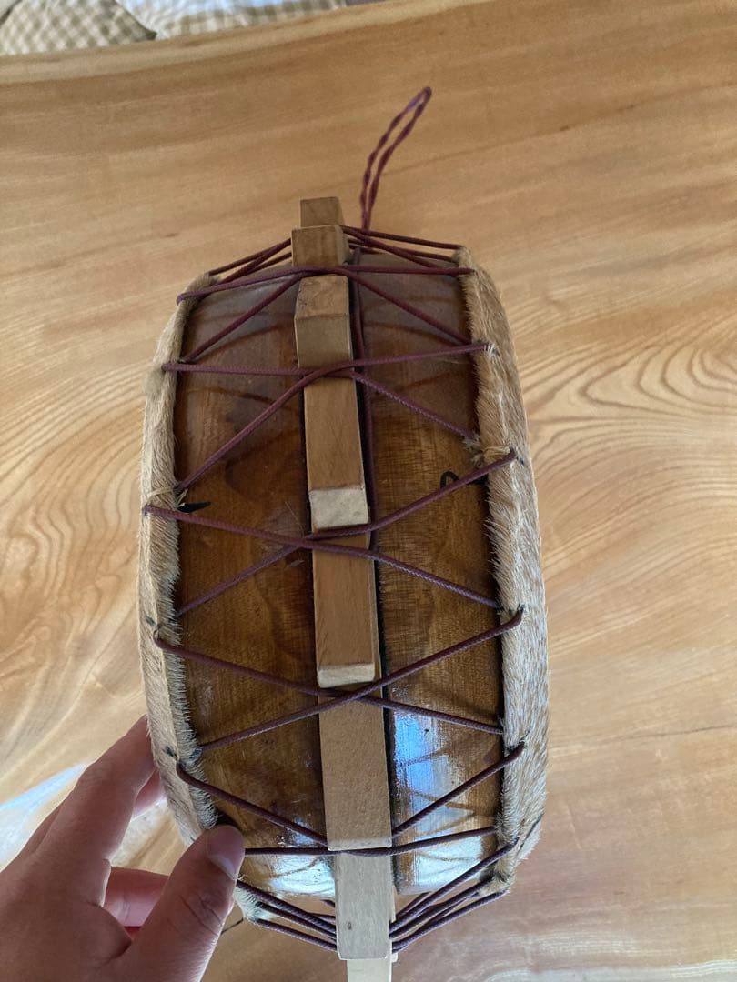 牛皮　島太鼓　9寸