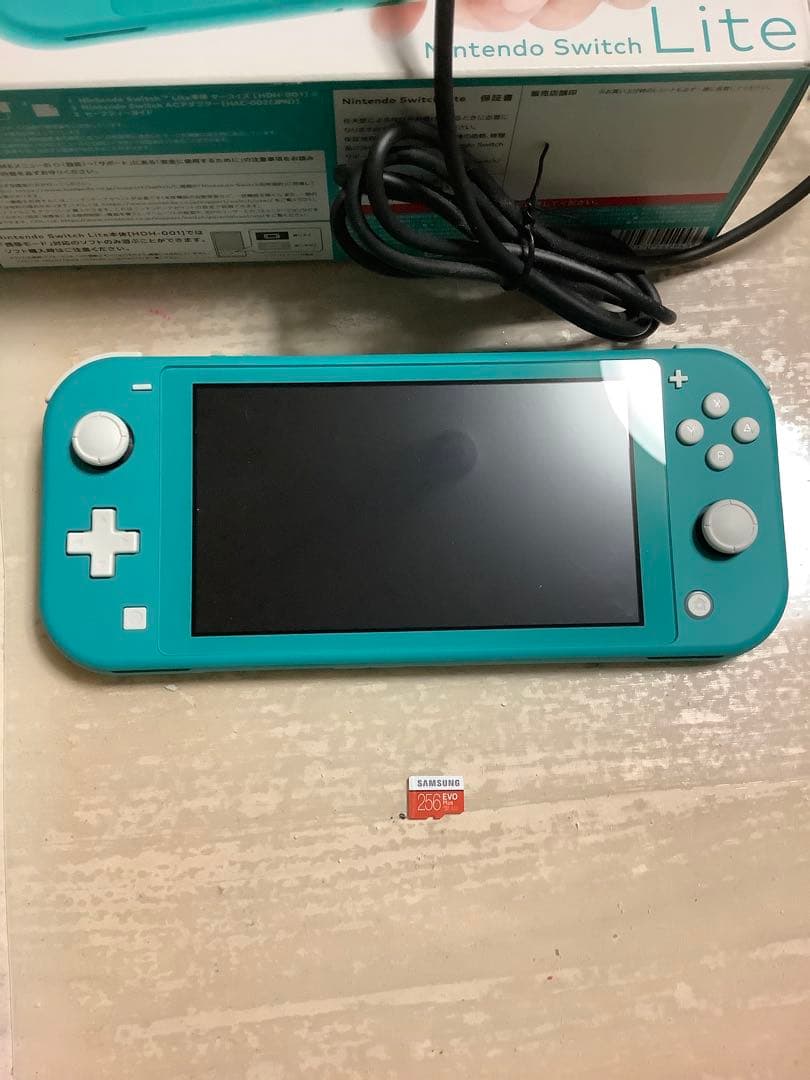 Nintendo Switch Lite ターコイズ SDカード256GB付き