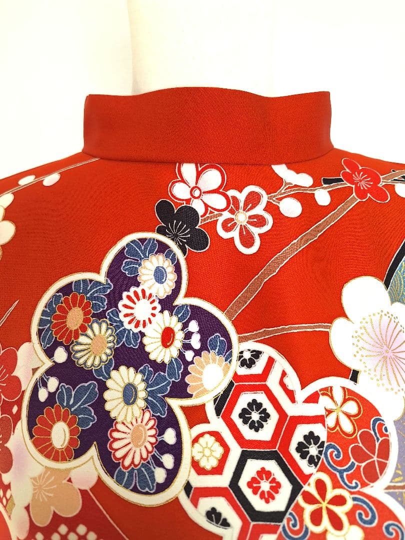 着物リメイクワンピース3666