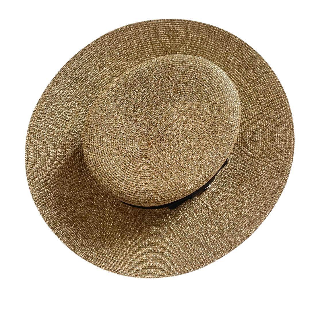 【新品】GUCCI グッチ ラメ ファブリック パピエ ハット ビー ゴールド