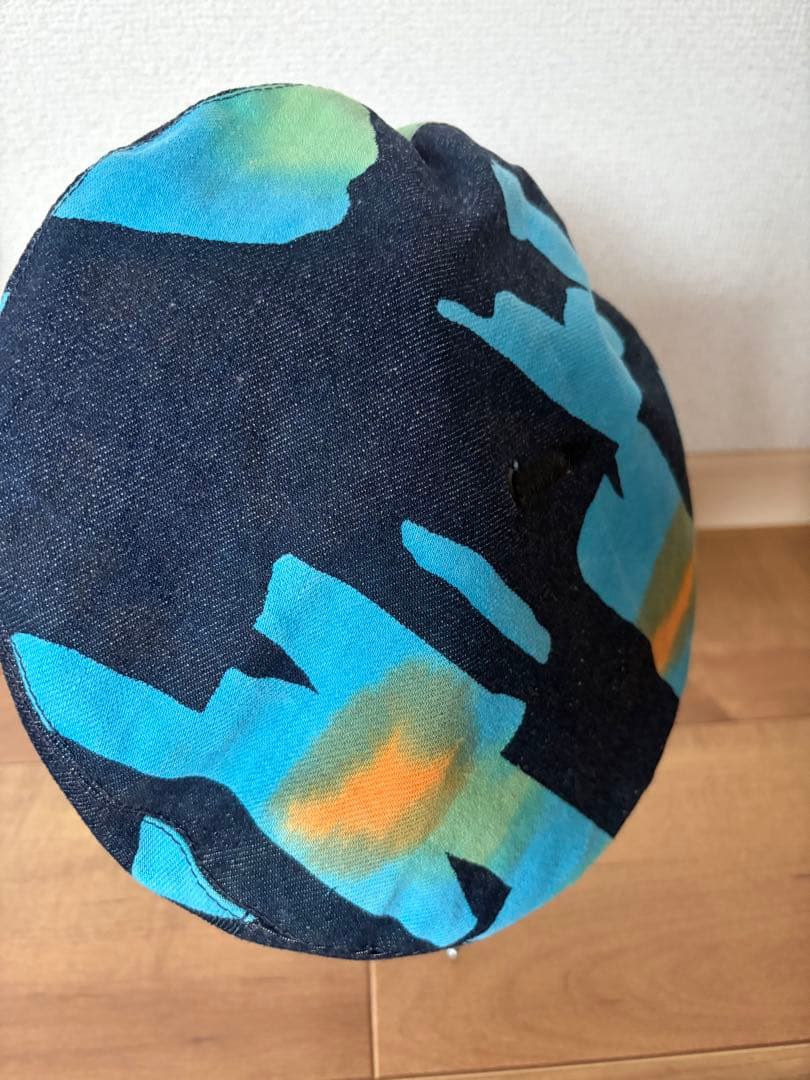 半額以下ジョンブル×ロレール×京都抜染デニムベレー帽M