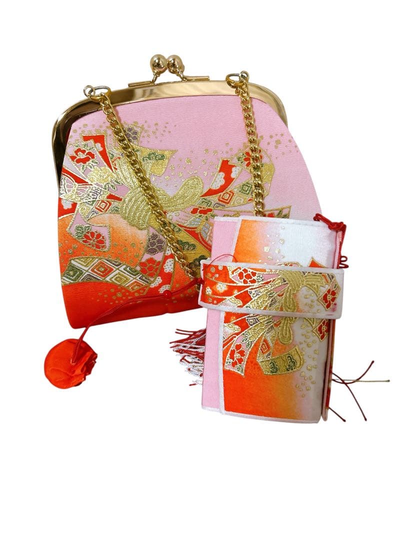 訳あり！特価品♡七五三　7歳　女の子　フルセット　一式　紫　ピンク　鹿の子柄