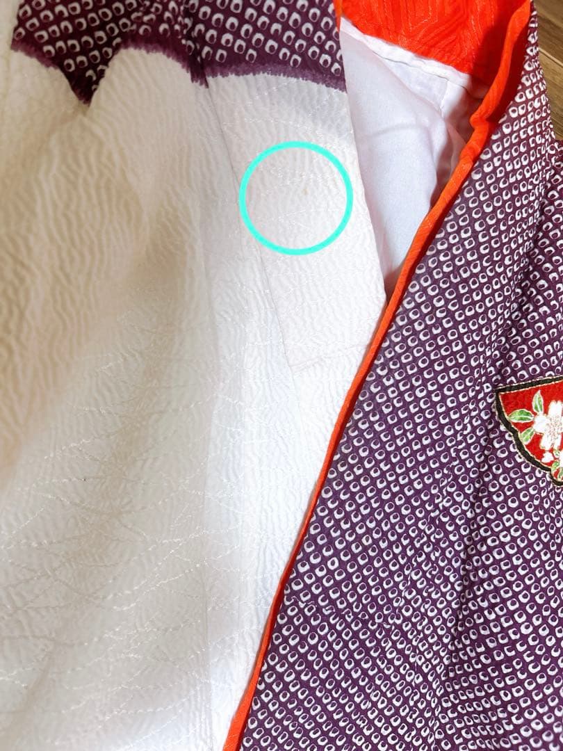 訳あり！特価品♡七五三　7歳　女の子　フルセット　一式　紫　ピンク　鹿の子柄