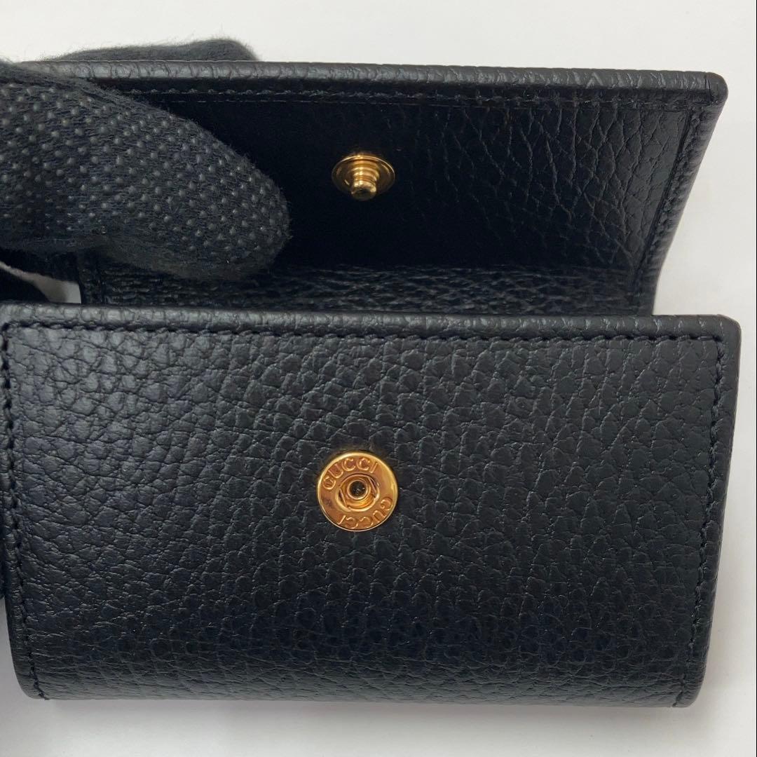【未使用品】GUCCI グッチレザーダブルG 6連フックキーケース