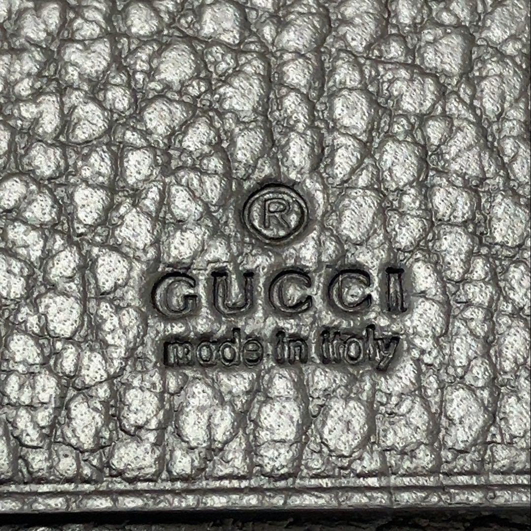 【未使用品】GUCCI グッチレザーダブルG 6連フックキーケース