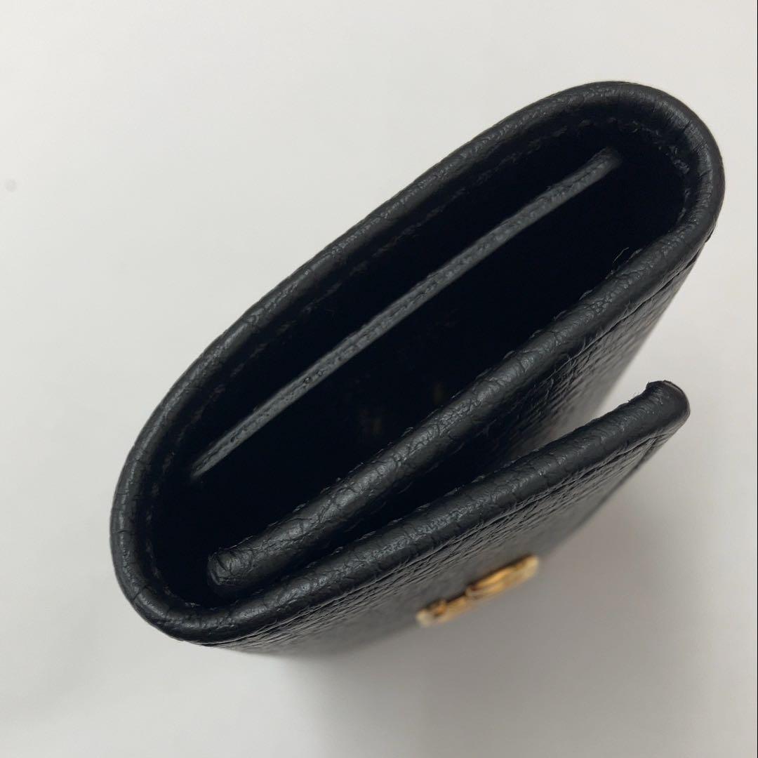 【未使用品】GUCCI グッチレザーダブルG 6連フックキーケース