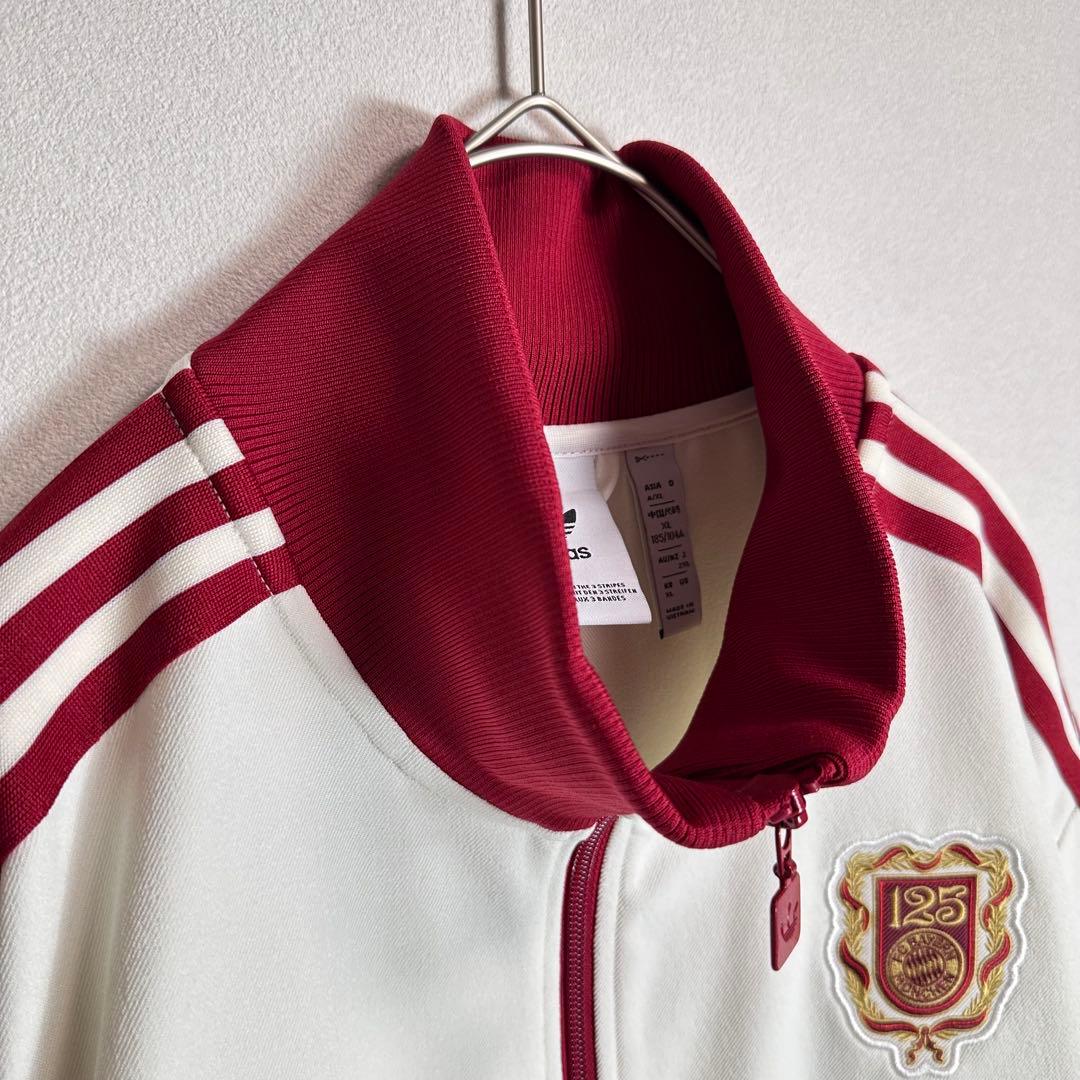 【激レア】adidasジャージ　バイエルン　125周年記念　ドイツ　白赤　2XL