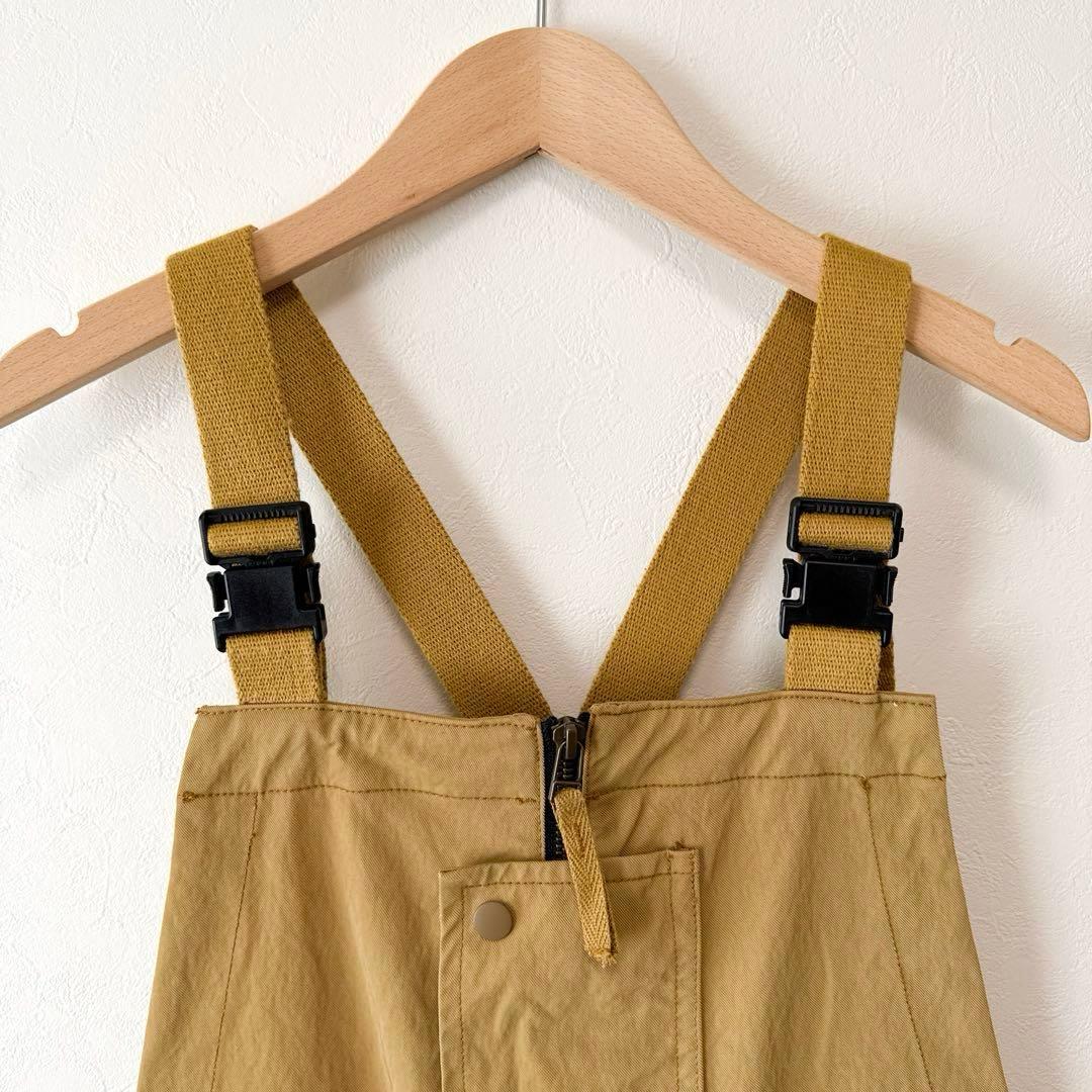 美品 RNA-N ツールポケオーバーオール サロペット ゆったり ベージュ