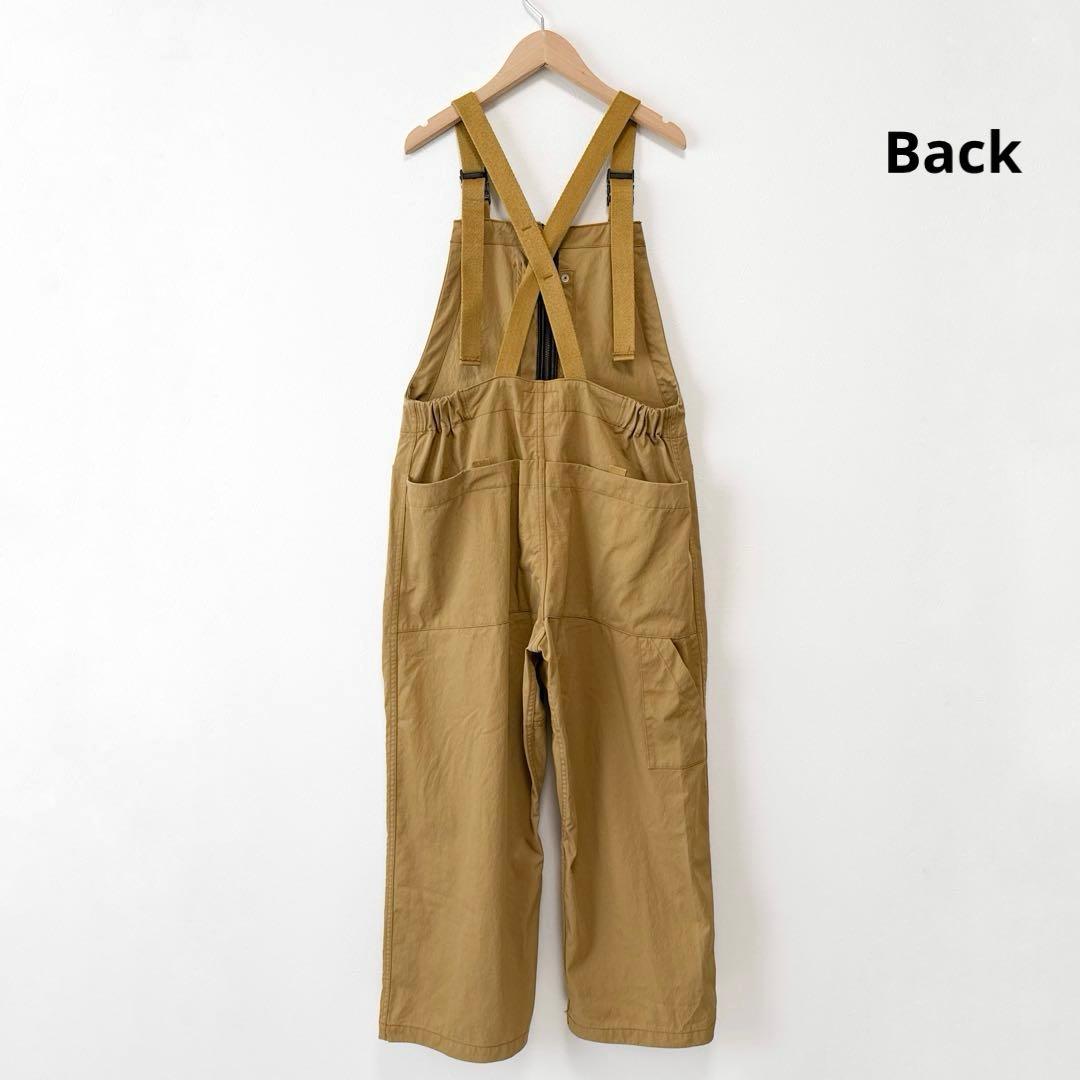 美品 RNA-N ツールポケオーバーオール サロペット ゆったり ベージュ