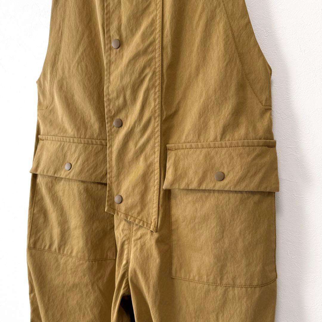 美品 RNA-N ツールポケオーバーオール サロペット ゆったり ベージュ