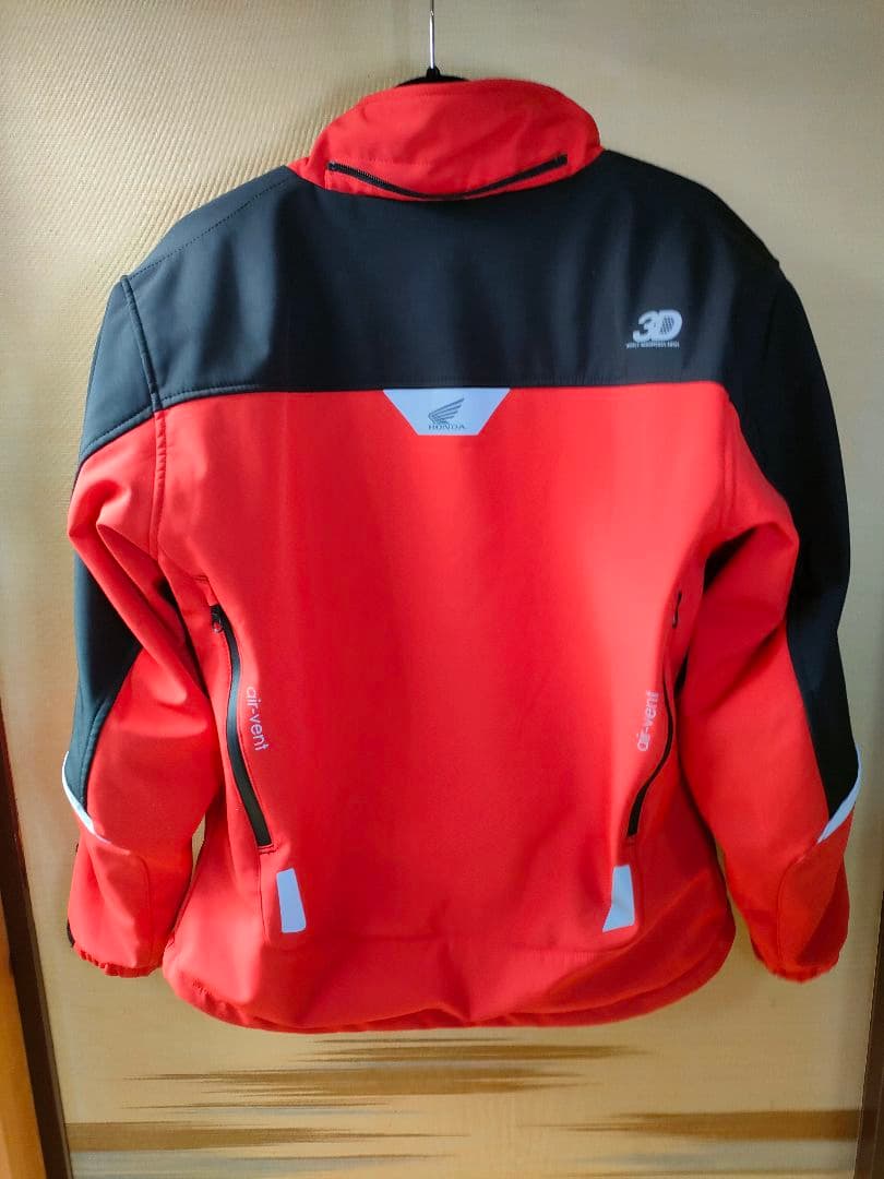 ホンダ プロテクトソフトシェルパーカー秋冬ジャケット 赤 、黒