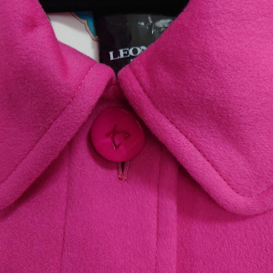 お値下げしました　新品未使用　難あり　レオナール　LEONARD　カシミヤコート