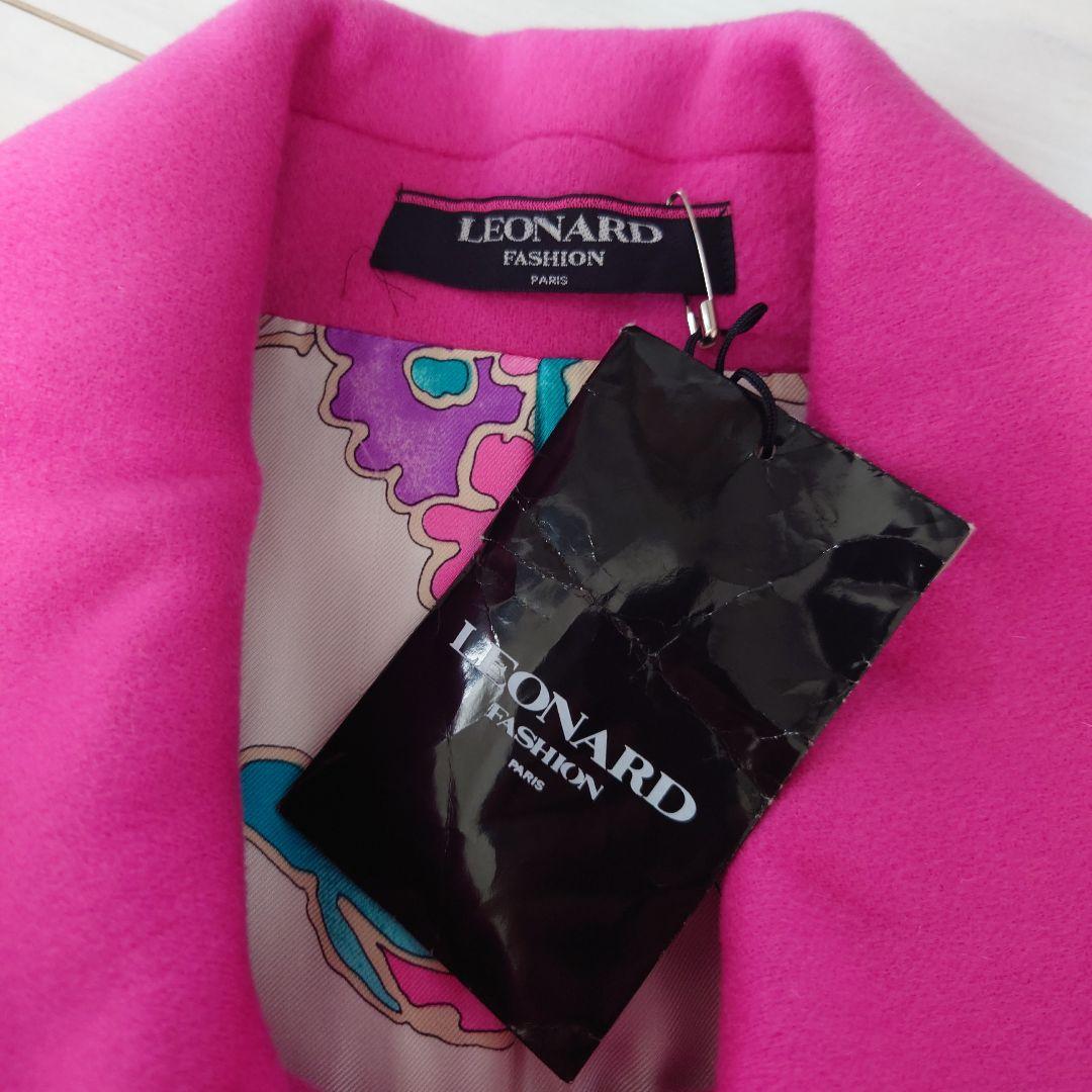 お値下げしました　新品未使用　難あり　レオナール　LEONARD　カシミヤコート