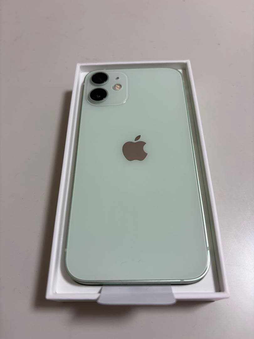 iPhone 12 mini本体 エクスプレス　ミントグリーン