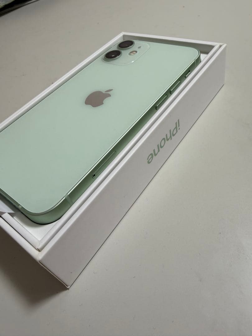 iPhone 12 mini本体 エクスプレス　ミントグリーン