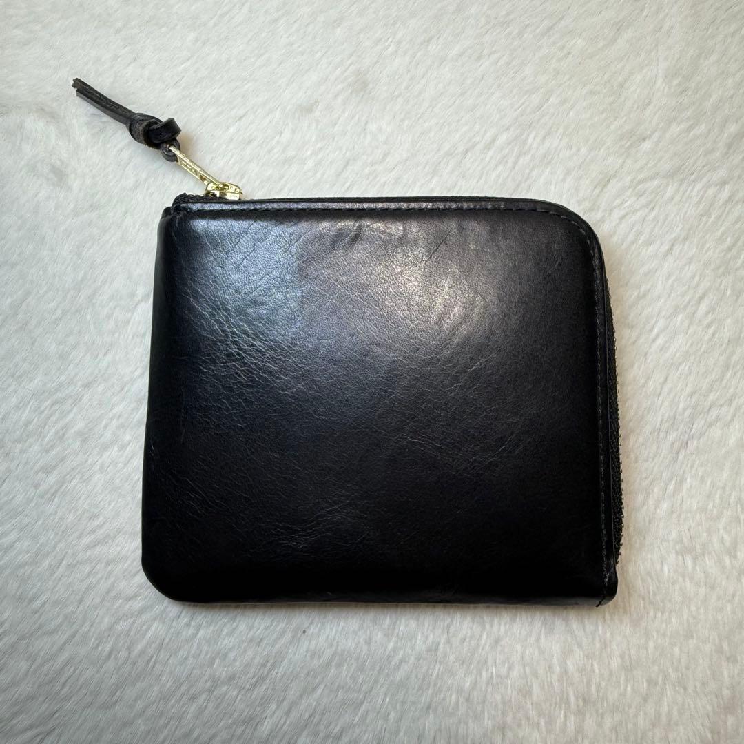 PORTER ポーター　ソーク　コンパクト　ウォレット　L字ファスナー　黒