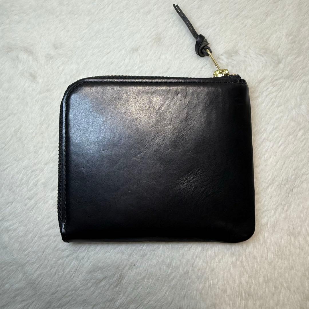 PORTER ポーター　ソーク　コンパクト　ウォレット　L字ファスナー　黒