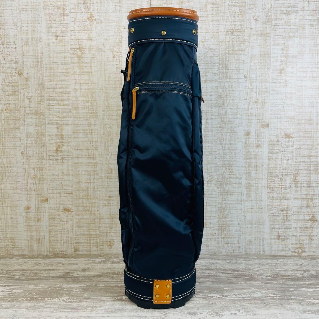 【美品】考英舎コウエイシャ　ハンドメイド　キャディバッグ　高密度ツイルナイロン