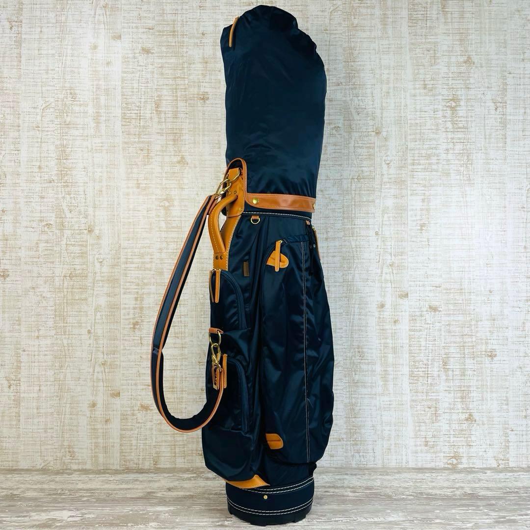 【美品】考英舎コウエイシャ　ハンドメイド　キャディバッグ　高密度ツイルナイロン