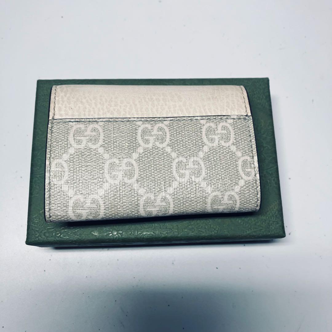 美品　グッチGGマーモント ベージュ　6連キーケース