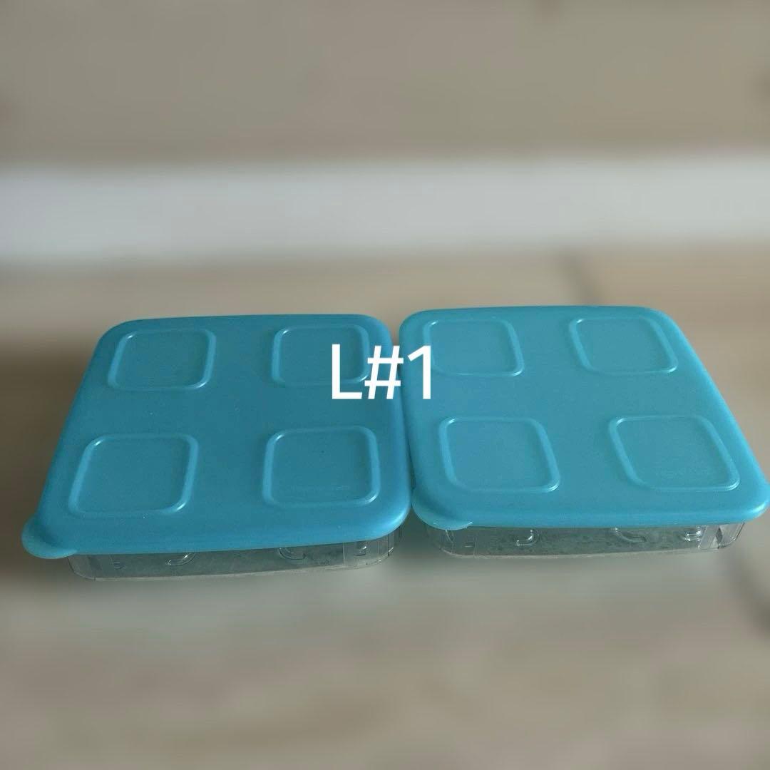 タッパーウェア　新品 クリアメイト12個トレイ付き 水もれ防止構造