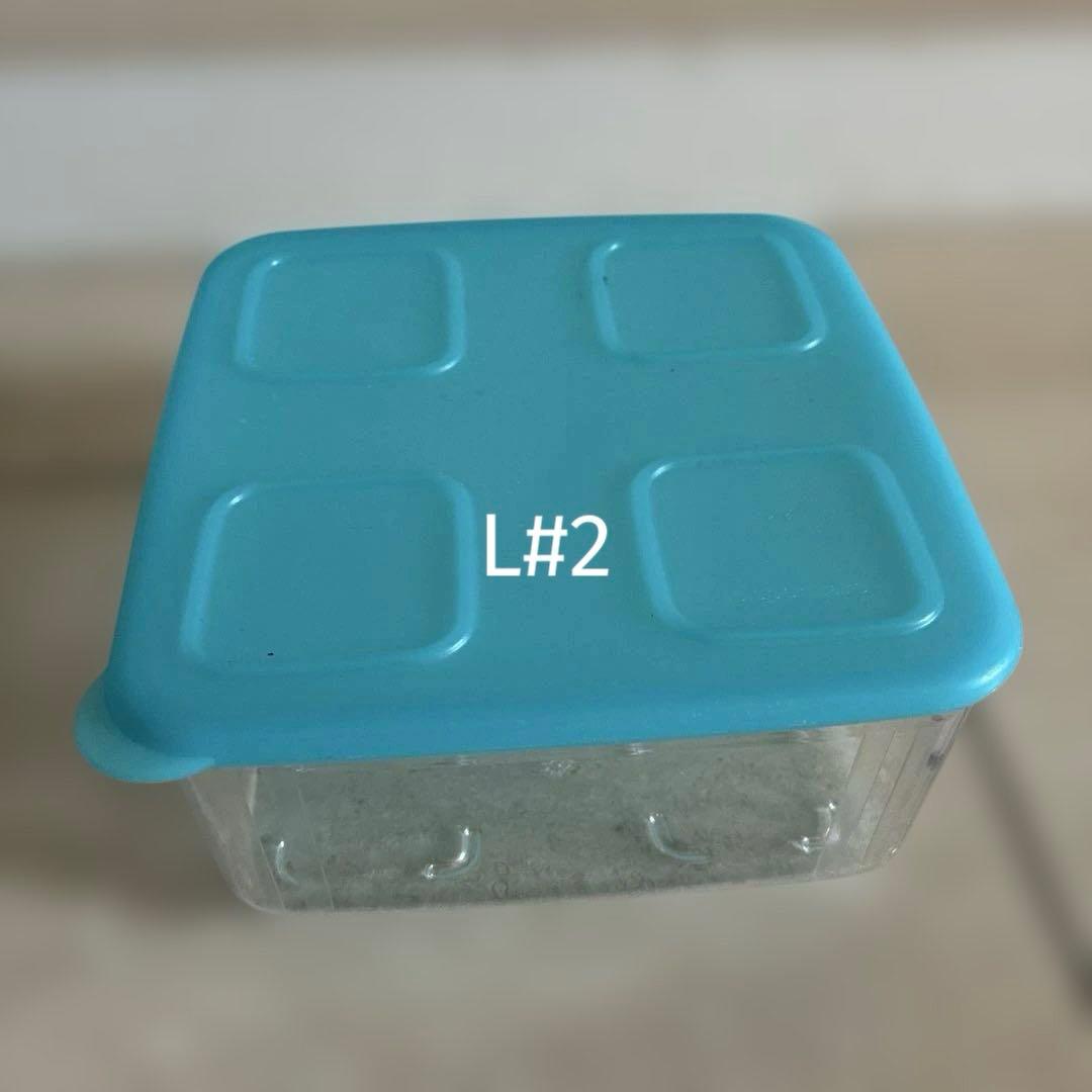 タッパーウェア　新品 クリアメイト12個トレイ付き 水もれ防止構造